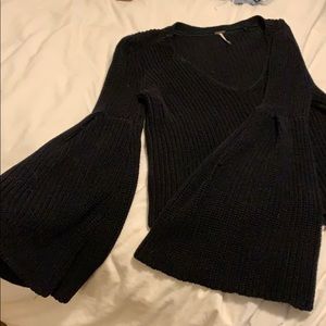Free people bell sleeve sweater